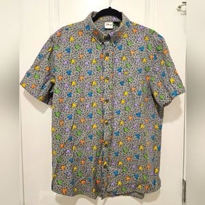 Disney Rainbow Mickeys button up